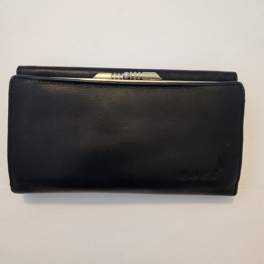 Vintage leather Cafe by Marlo leather wallet